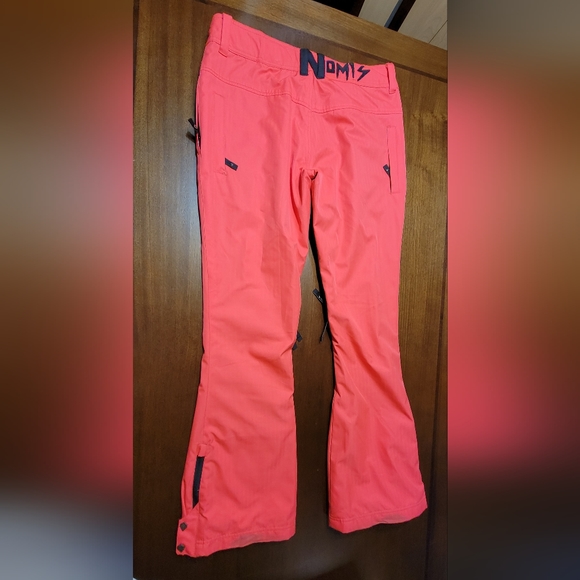 Dark Coral Nomis Women's Snow Pants - Picture 6 of 8
